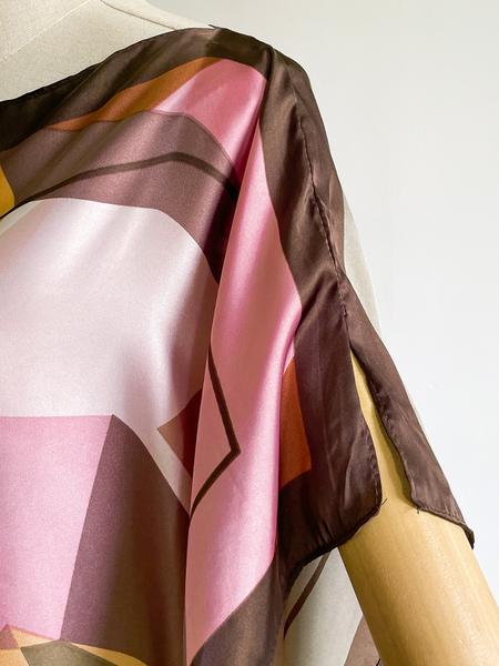 Elegant Women's Long Satin Shawl Set, Lightweight Silk Feel Boho Style Scarf, Perfect Spring & Fall Fashion Accessory, Casual Style Woven Fabric