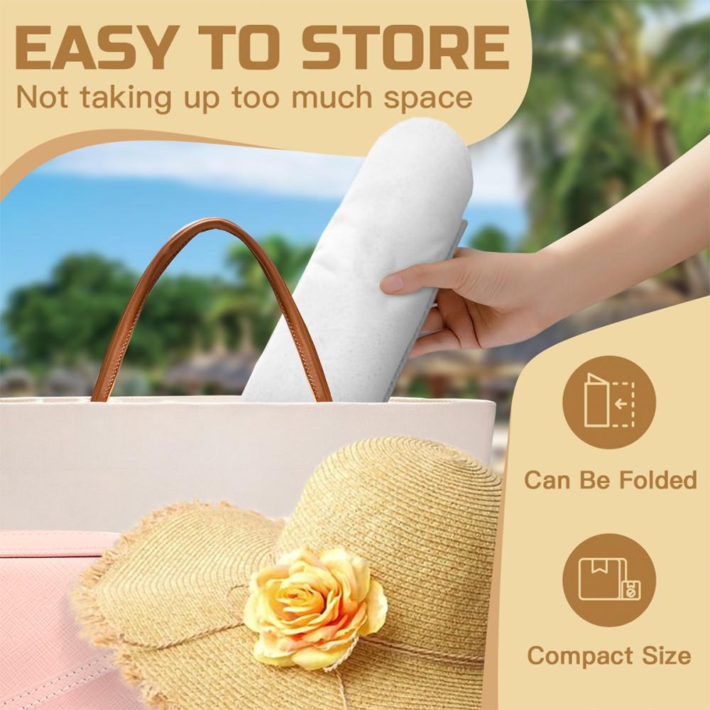 Cute Sweet Rococo Style Beach Towel, Absorbent & Quick Dry, Breathable & Comfortable, Durable & Wear Resistant, Suitable for Women & Men, Perfect for Swimming Camping Surfing, Ideal Gift for Girls