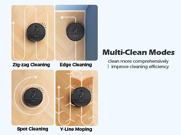 Lubluelu SL68 Plus Smart Robot Vacuum and Mop with Auto-Empty Dock, 5500Pa Strong Suction, 60-Day Large Dustbin, LiDAR Navigation, Alexa & App Control – for Pet Hair, Floors & Carpets