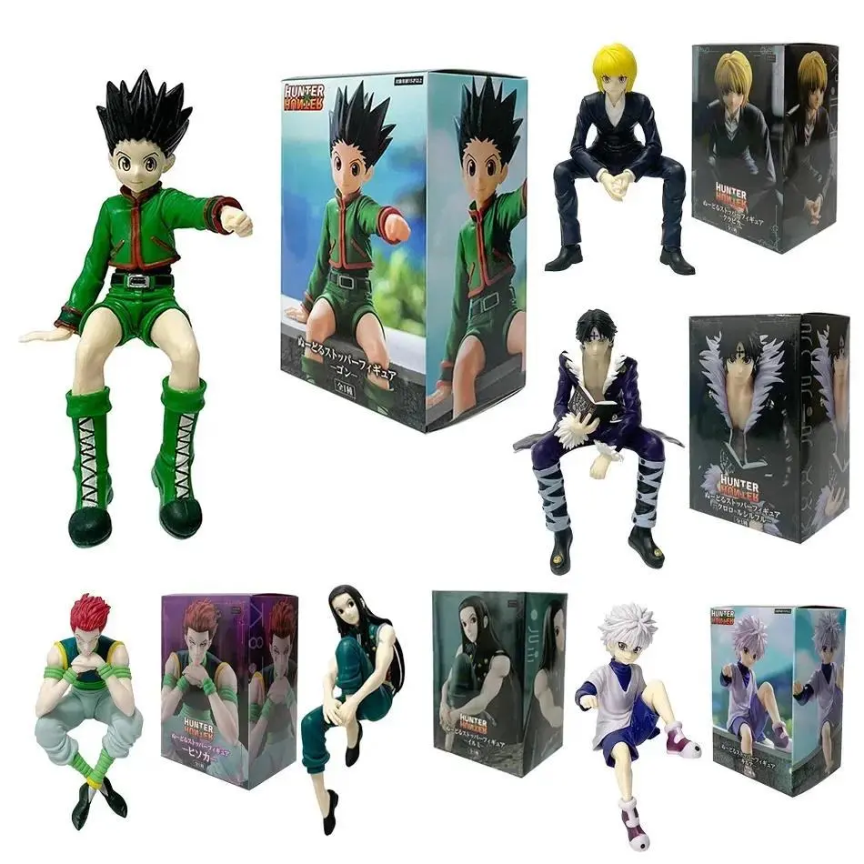 14cm Anime Hunter×Hunter Figure Phantom Troupe Hisoka Action Figure Noodle Stopper Room Decoration Noodle Stopper PVC Model Toys