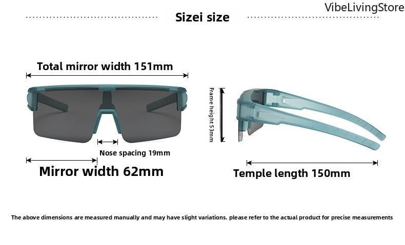 Fit-Over Clip-On Sunglasses, 2-in-1 Combo UV400 Protection Windproof Anti-Glare Sports Glasses