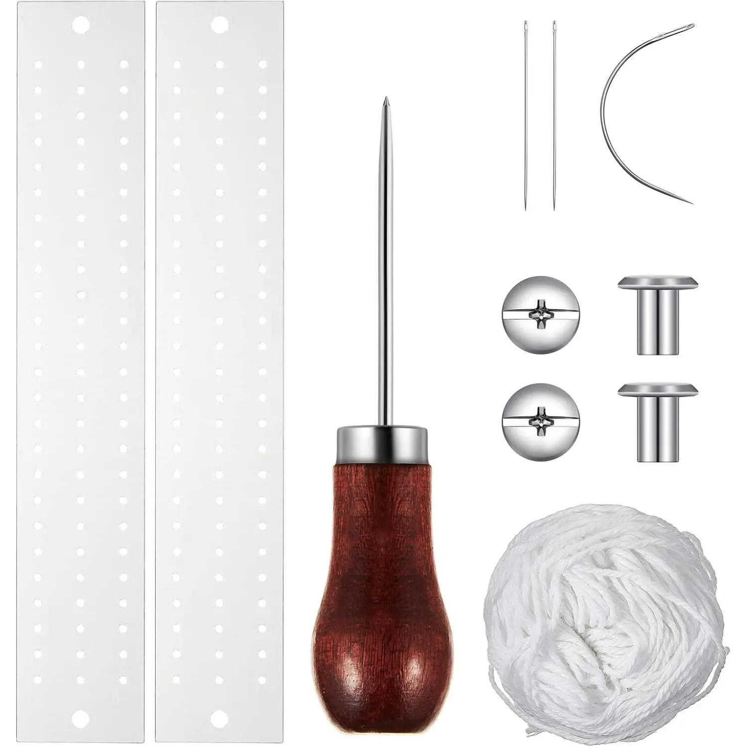 6 Pcs Bookbinding Starter Tools Set, Bookbinding Supplies Kit for DIY Bookbinding Crafts and Sewing Projects