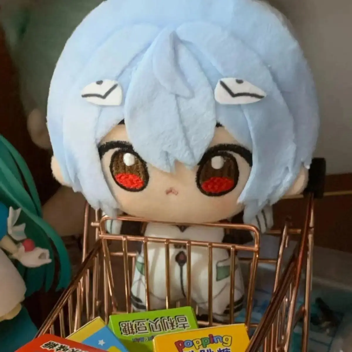 10cm Neon Genesis Evangelion‌ Peripheral Products Ayanami Rei Kaworu Nagisa Soryu Asuka Langley Cute Cotton Doll Plush Doll