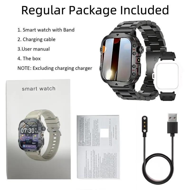 Smart Watch with LED Light, Bluetooth-compatible Connectivity, Multiple Sport Modes, Call/messages Alerts, Compatible with iOS and Android