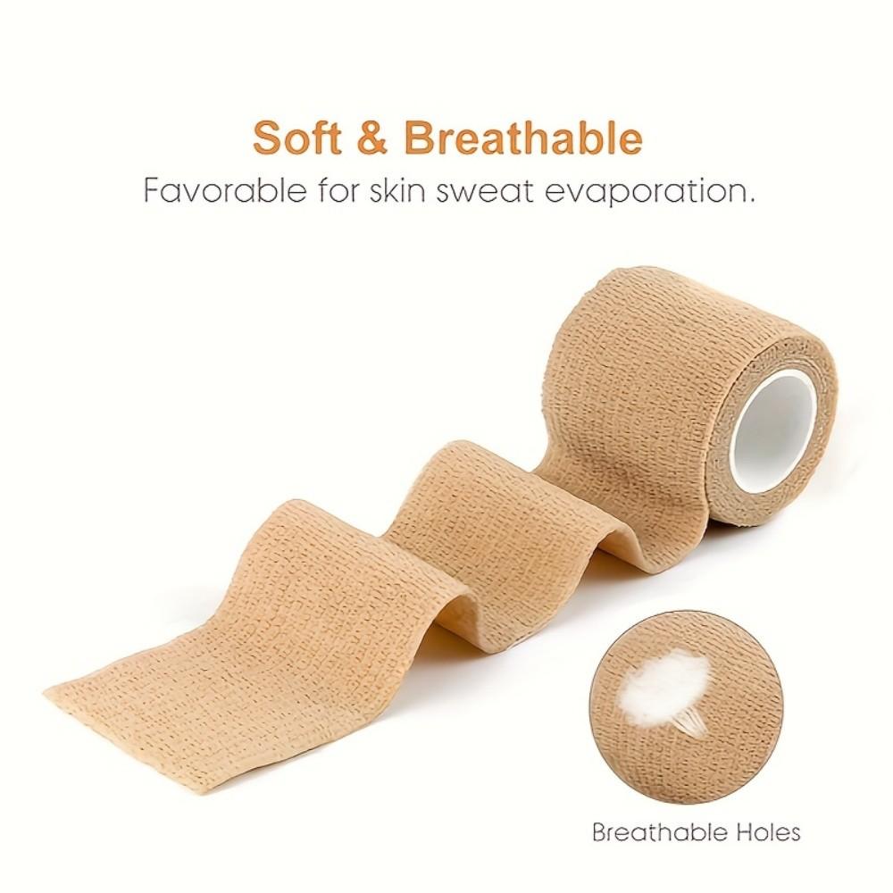 1pcs 5cm Wide 4.5m Long Finger Bandage, Self-Adhesive Elastic Breathable Sports Wrap, Athletic Support Tape for Active Use