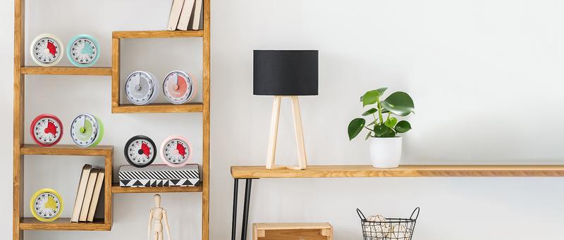 Visual Timer, Teeloray 60-Minute Countdown Timer, Kitchen Timer with Magnetic Base, Mechanical Clockwork, Ringer Alert, Time Management Tool for Children and Adults, Study/Work/Cooking