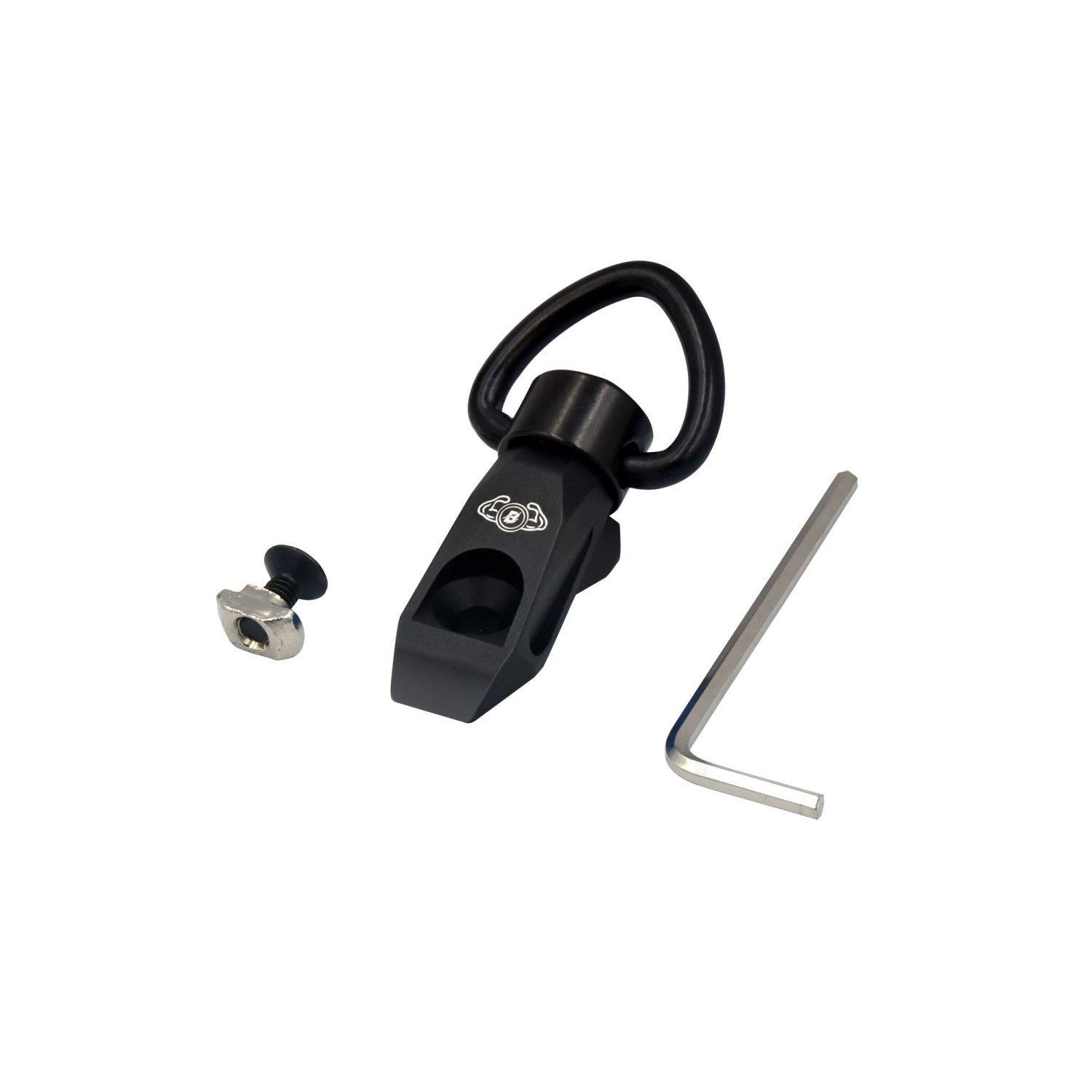 New High-quality BD Metal Quick Release Sling Buckle, Multi-function Single & Double Point Sling Strap Buckle for Outdoor Sports, Cameras, Bags, Molle Bag, Tactical Backpack Strap Loops