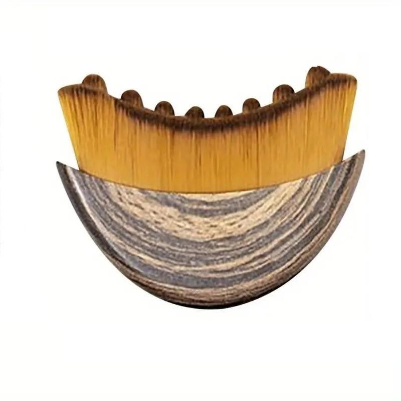 Contour Brush Face Massage Body Brush Facial Care Follows Face Curves Gentle Massage Soothes Skin Lifting Contour Also for Body Practical Home Care Tool