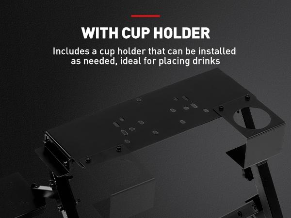 Comhoma Racing Simulator, Racing Wheel Bracket, Cockpit Wheel Bracket, Steering Gear and Shift Lever Bracket, suitable for Logitech G25, G27, G29, G920, G923 and Tesoton T330TS gaming brackets, Wheel Pedal, does not include the steering wheel itself.