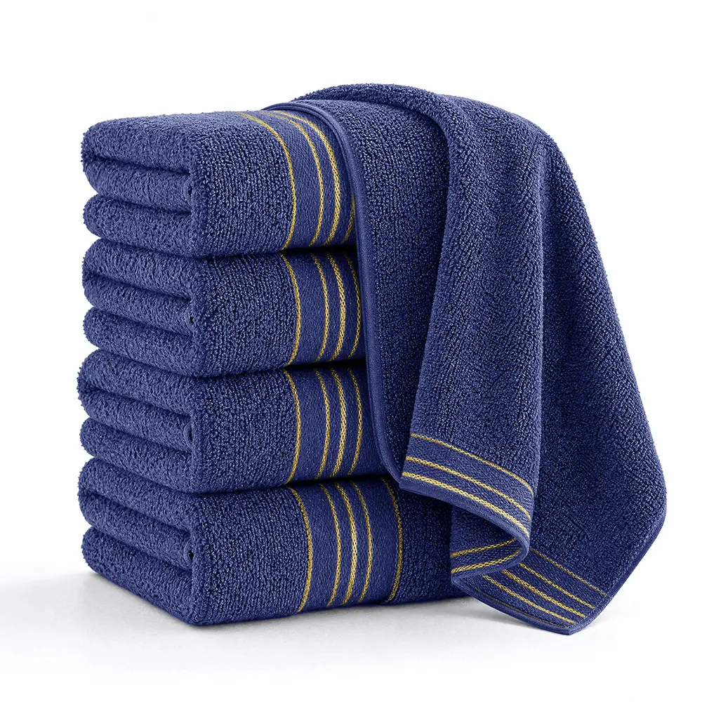 MUXHOMO Bath Towels - Large Ring Spun Cotton Bath Sheets - Soft, Plush, Quick-Drying, Highly Absorbent, Great for Everyday Use - 27x54in, 380 GSM Bamboo Cotton
