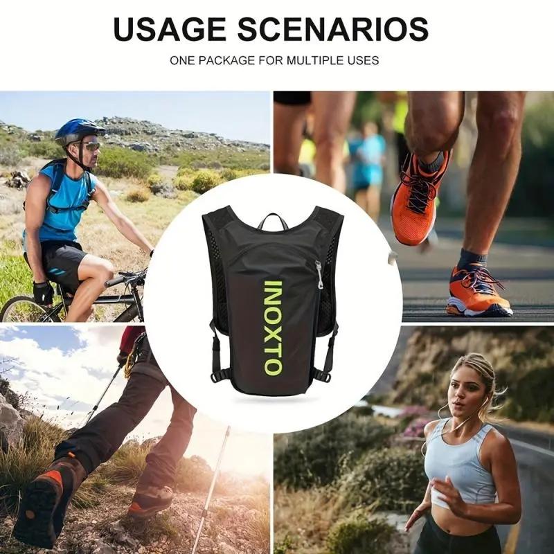 Running Hydration Vest Backpack, Lightweight Insulated Pack Bag, Sports Backpack, Daypack for Jogging Hiking Trail Running Training Cycling Race Marathon, Jogging Equipment,Large Capacity Comfortable Fit Running Backpack for Outdoor