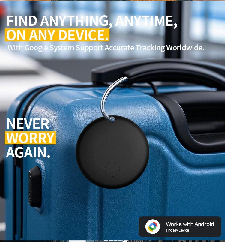 F08 Android Tracker Tags, Works with Google's Find Hub App (Android only), Key Finder Item Locator Tracking Device Smart Tags for Luggage, Wallet, Vehicles, Pets, Keys F08 Android Tracker Tags, Works with Google's Find Hub App (Android only), Key Finder Item Locator Tracking Device Smart Tags for Luggage, Wallet, Vehicles, Pets, Keys