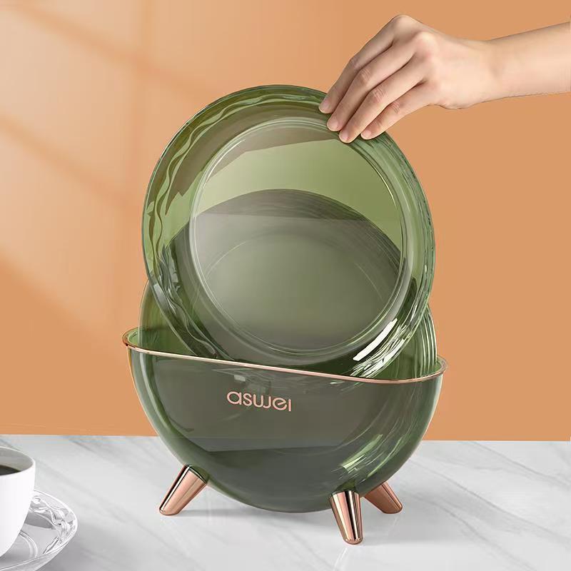 9-Piece Reusable Dessert Plates, Washable Sweet Treats Dishes, Multi-Functional Snack Trays, Creative Candy Bowls, Fruit Platters, Kitchen Essentials