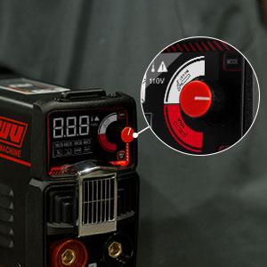 Puwu 110V 135A Rod Welder Digital Welder with Overheat Protection, Electrodes, Digital Screen, Quick Connectors, and Hot Start - Mini MMA Arc Welder