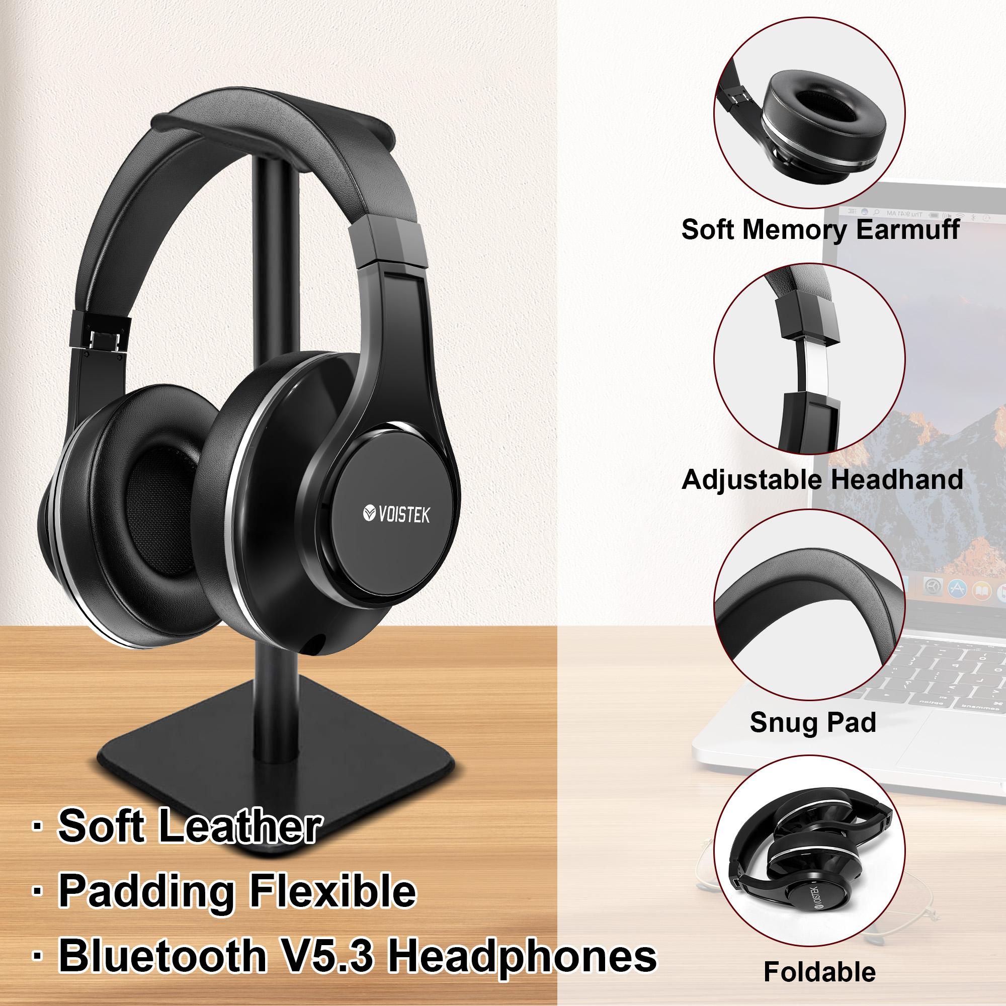 【LIVE】Bluetooth Headphones Over Ear, 3D Music Modes, Wireless Headset with Mic, HiFi Stereo, Foldable & Lightweight, Deep Bass for Home, Office, Cellphone, PC, etc. earbuds,TH20