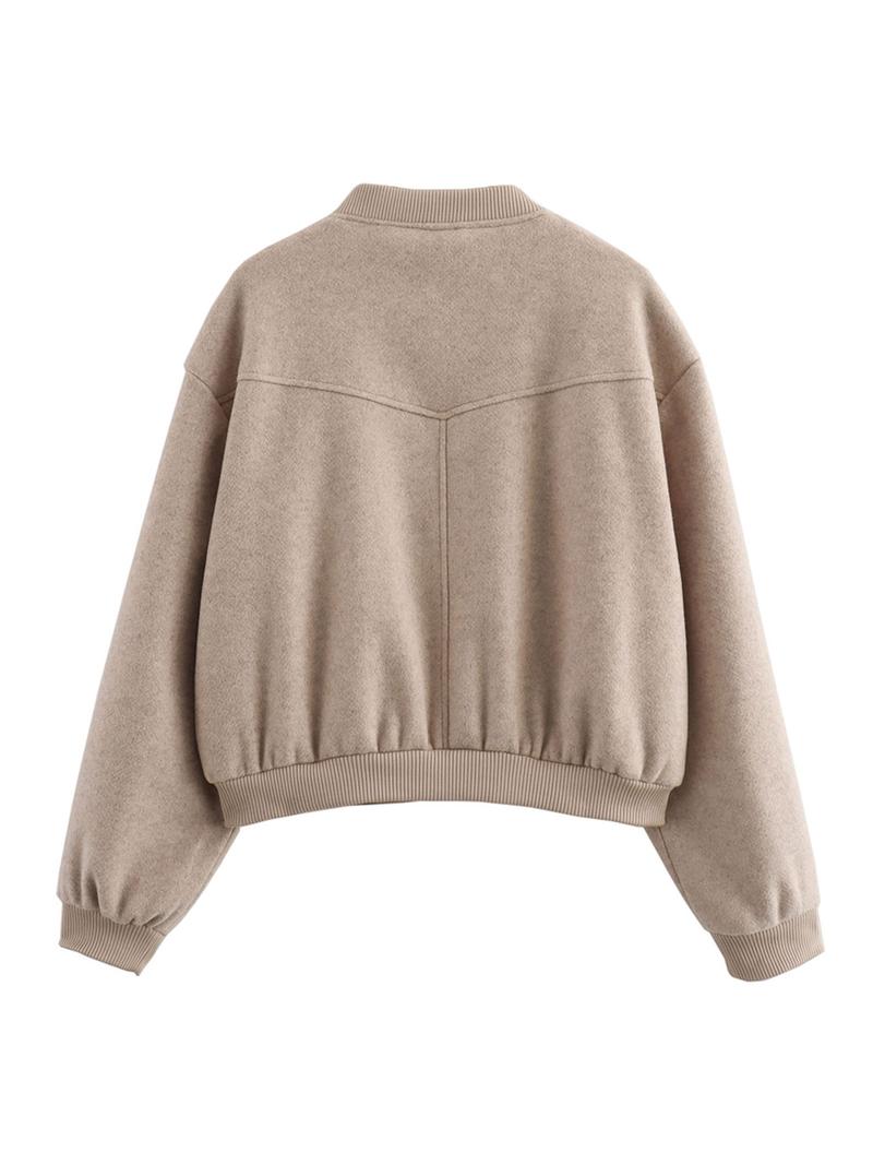 Women's casual jacket, stylish and comfortable design, perfect for everyday wear, a versatile fashion staple for spring and autumn.