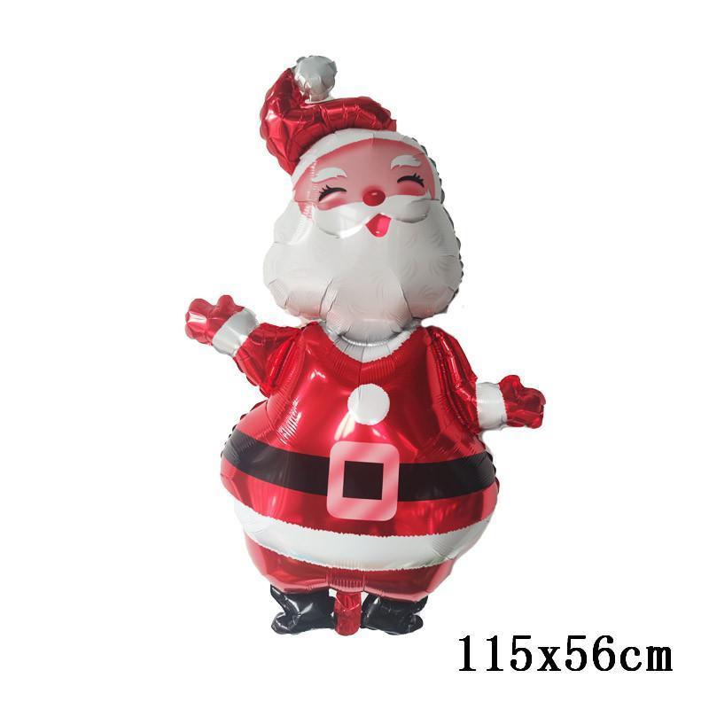 Big Gingerbread Man Balloon Foil Kids Balloon Christmas Balloon Xmas Balloon Christmas Party Decoration 2023 New Year Supplies