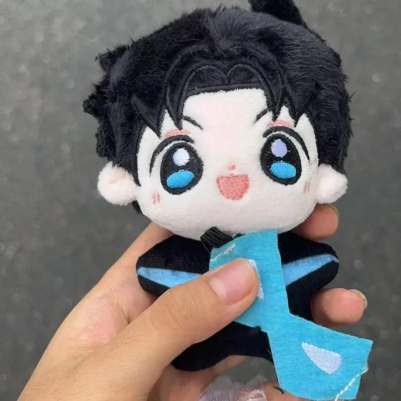 10cm Robin Plushie Dolls Bag Pendant Cute Gift Red Hooded Jason Stuffed Keychain Night Bat Character Birthday Toy Dolls