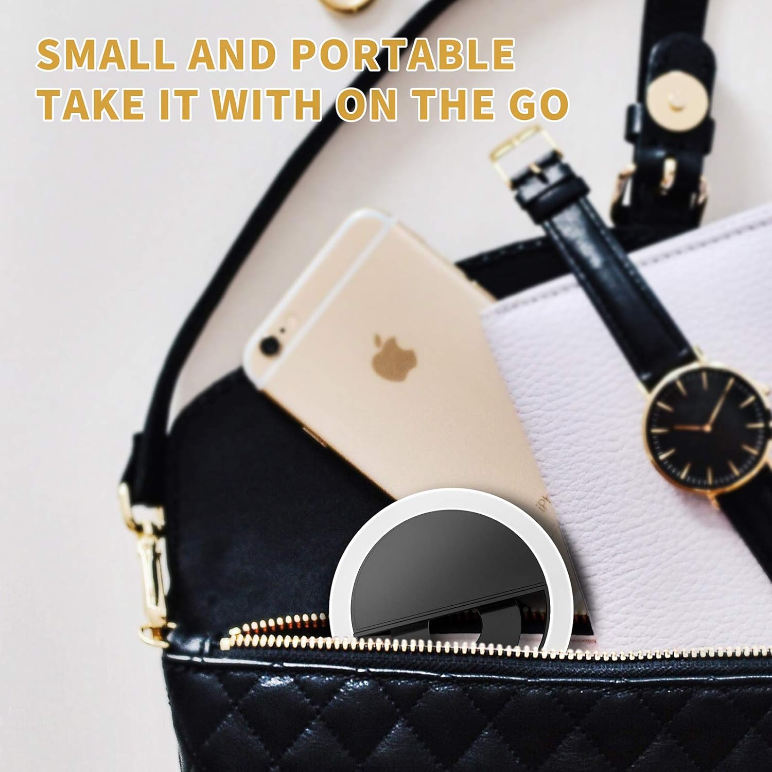 Selfie Ring Light with 28 LED Beads & 3 Brightness Levels - USB Rechargeable, Universal Clip for Phone/Tablet, Portable Makeup Light for Selfies, Videos, Vlog (50g, 8.4cm) Remote Cellphone Selfie Ring Light with 28 LED Beads & 3 Brightness Levels - USB Rechargeable, Universal Clip for Phone/Tablet, Portable Makeup Light for Selfies, Videos, Vlog (50g, 8.4cm) Remote Cellphone