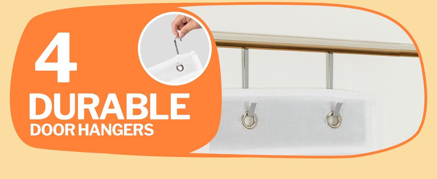 The Original Stuffed Animal Storage (Patented) - Over Door Organizer for Stuffies, Baby Ideas Holder, Toy Plush Hammock Hanging Net Big Girls Toddler Large Bag Animals Stuffy Behind