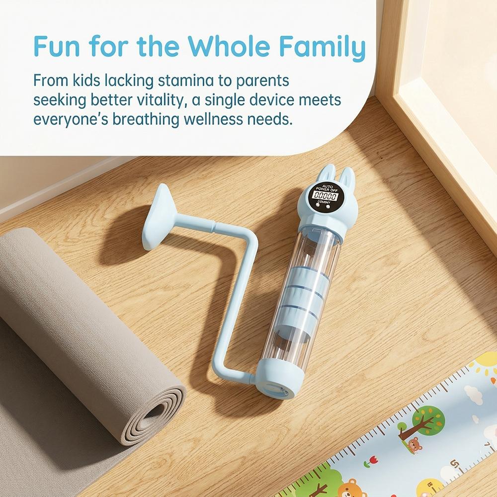 Adjustable Resistance Abdominal Breathing Trainer, Home Workout Equipment, Lung Capacity Trainer, Core and Waistline Training Gear