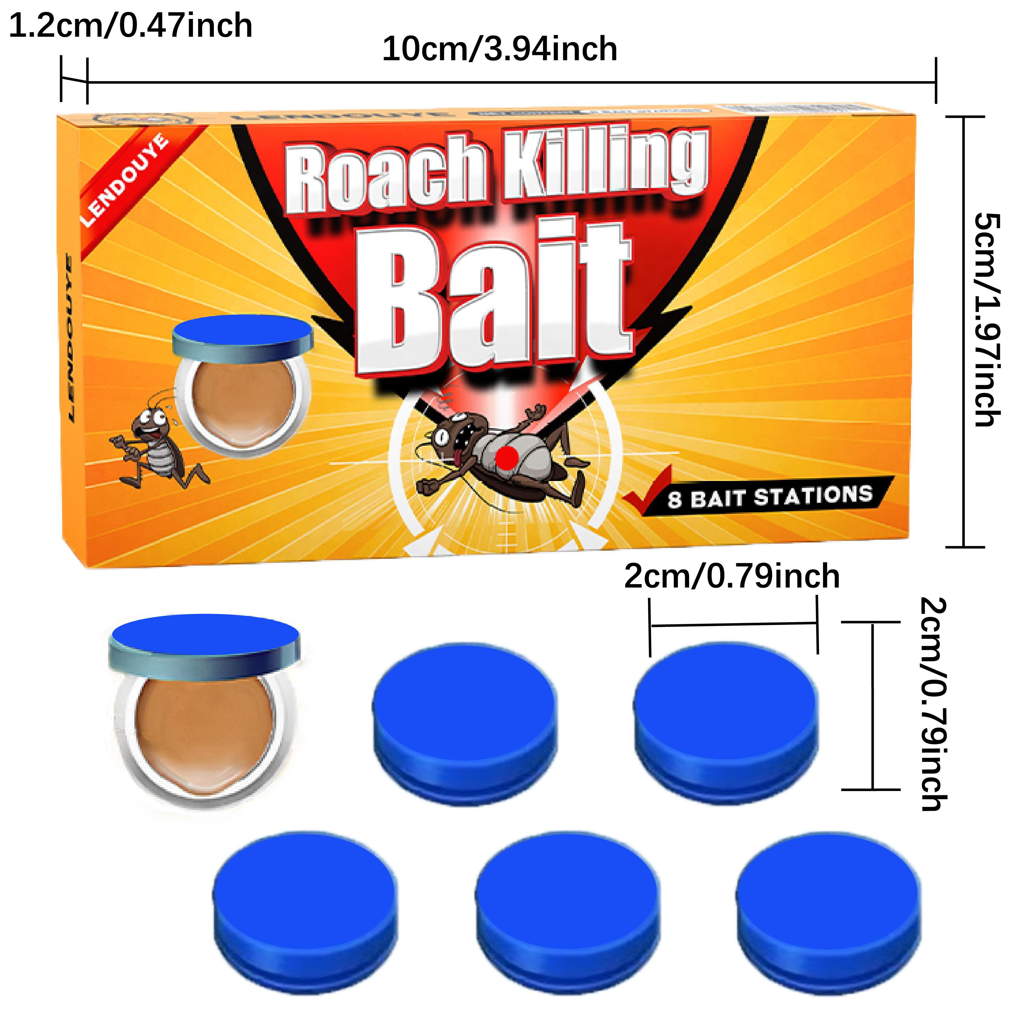 LENDOUYE Roach killer indoor infestation,Roach Repellent,Roach Traps indoor,Roach Killer,Roach Bait Station,Roach Killer Gel for American, German and Other Major Cockroach Species Fast-Action Waterproof Roach Gel BD