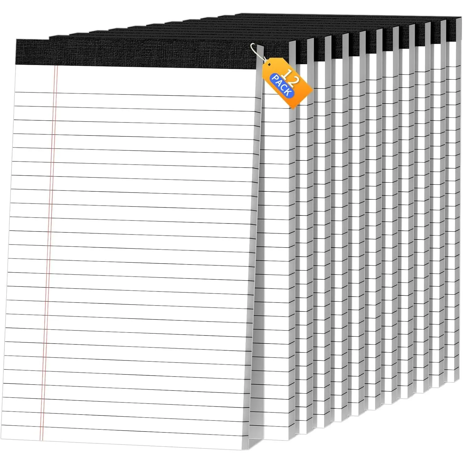Legal Pads 8.5 X11.75, Narrow Ruled Notepads, 2 Pack, 30 Sheet/Pad, Yellow Legal Pads,  Off Notepad, Perforated Writing Pad, Notebook Paper College Ruled, Notepads for Office  School, Notepad