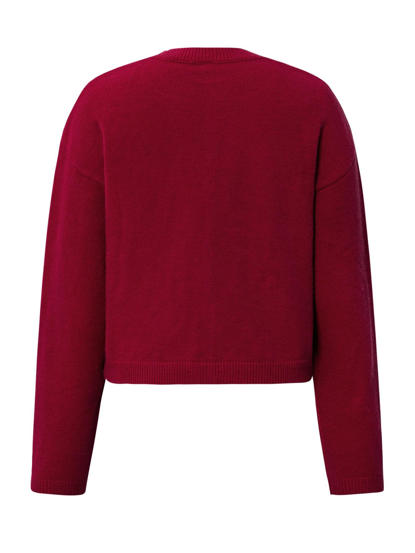 Women's Casual Fitted Sweater Jacket, Knitwear, Plain Knit Outerwear for Fall & Winter, Comfortable Moderate Fabric, Stylish Commute Wear