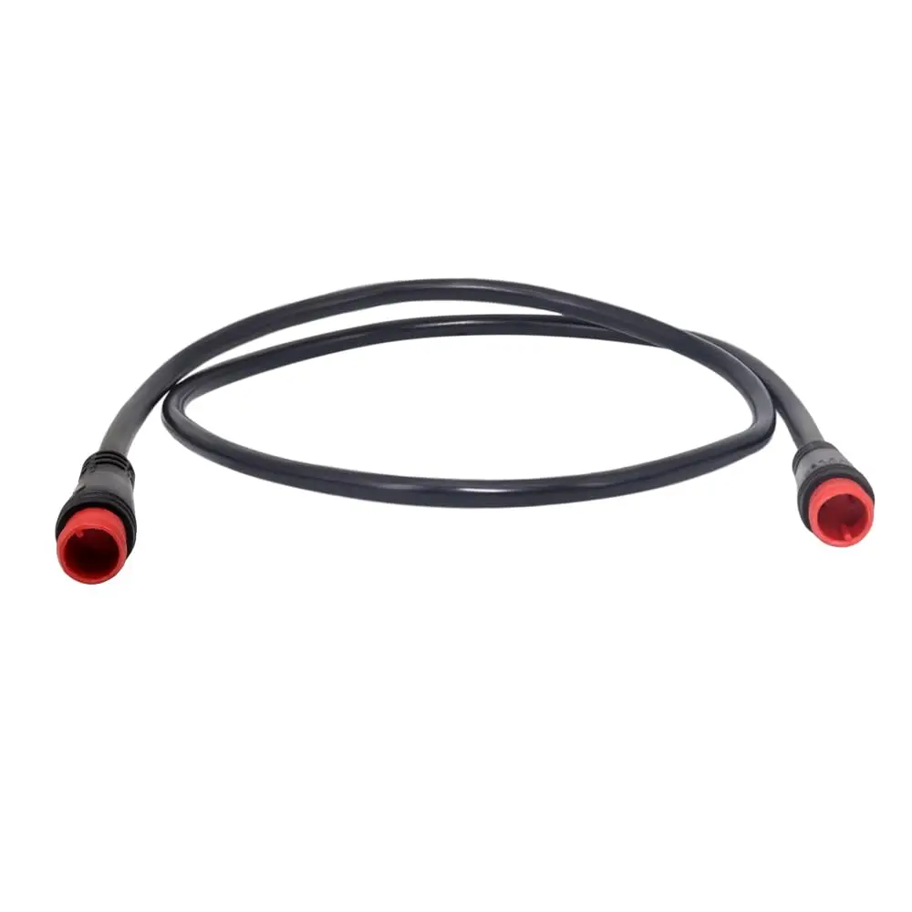 Male to Male Ebike Extension Cable, 50cm IPX6 Waterproof Julet 2-Pin/3-Pin/5-Pin Connector for Electric Display, Gear Shift Sensor, Light/Throttle Expansion