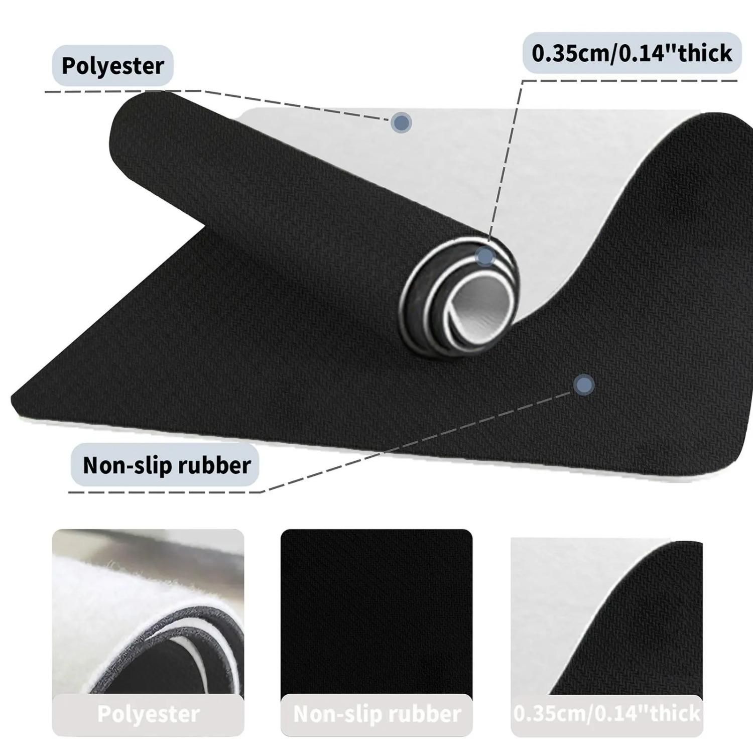 "Holy Spirit You Are Welcome Here" Pattern Door Mat Non Slip Soft Stone Bath Mat Religious Style Floor Mat Soft Diatomite Material Suitable for Home Usage Scene Outdoor Entrance