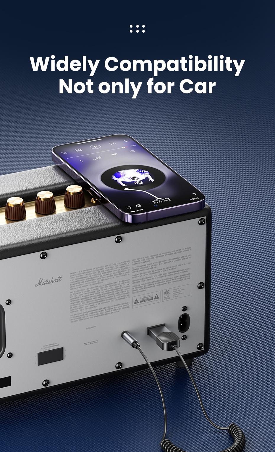 Toocki Wireless Aux Bluetooth Adapter USB to 3.5mm Jack Car Audio Aux Dongle Bluetooth 5.4 Handsfree Kit for Cars Wireless Receiver BT Transmitter Toocki Wireless Aux Bluetooth Adapter USB to 3.5mm Jack Car Audio Aux Dongle Bluetooth 5.4 Handsfree Kit for Cars Wireless Receiver BT Transmitter