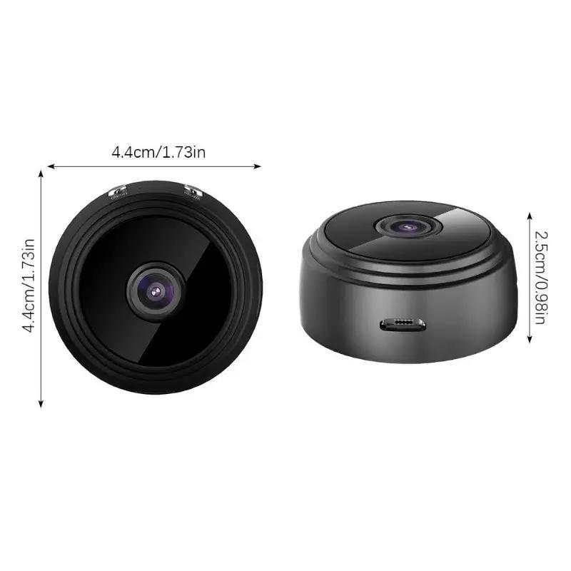 OURLIFE Wireless Mini Camera, USB Rechargeable Smart Home Security Camera, Wireless Indoor Camera with Remote View, Android APP Control Security Camera for Home, Office