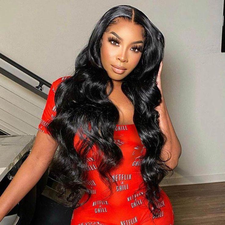 Bling Hair 32inch Body Wave 13x6 HD 13x4 Transparent Lace Front Wigs 360 Swiss Lace Human Hair No Mixing for Black Women 180 Density with Baby Hair Natural Hairline #TikTokShopBlackFriday