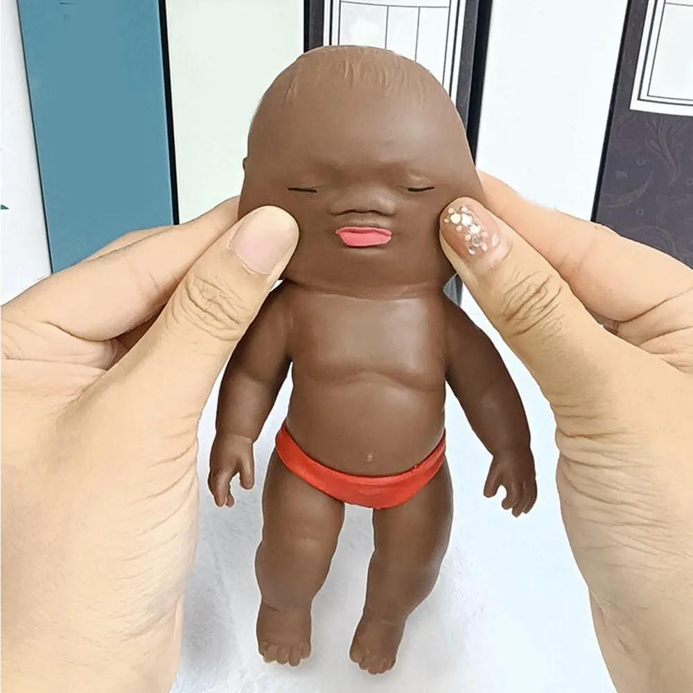 Natalia Doll Stress Relief Toy, Slow Bounce Stretchable Material, Quick Recovery, Fun Prank Gift, Unique Design, Perfect for Friends