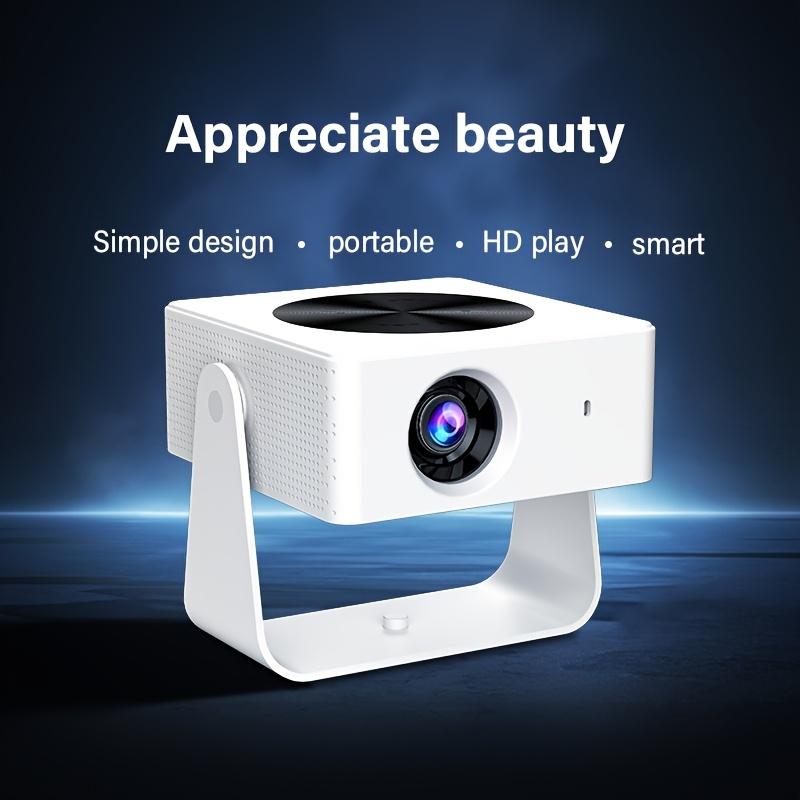 Portable Mini Projector 4K 1080P, WiFi and Bluetooth-compatible Supported, Auto Focus and Keystone Correction, Home Cinema and Travel Use