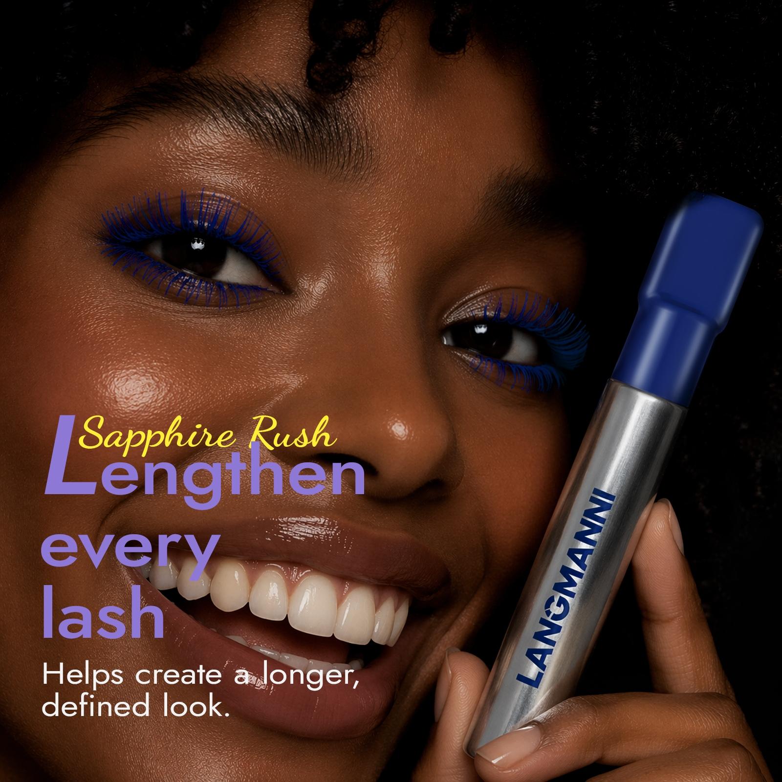 Colorful curling mascara, long and thick, waterproof, natural makeup effect