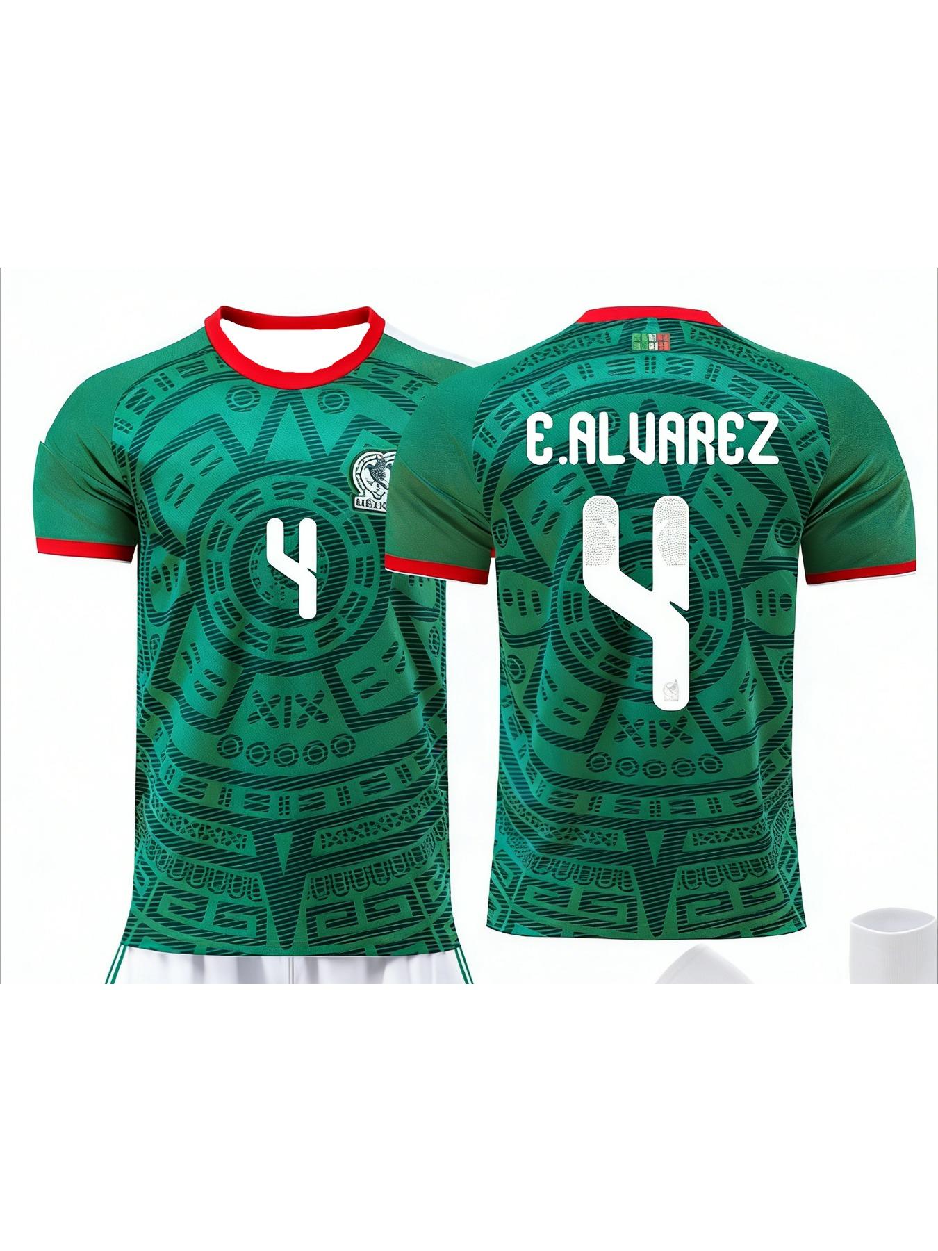 Mexico 2026 Football Suit Gold Cup World Cup Men's and Women's Football Sports Fitness Breathable Lightweight T-shirt