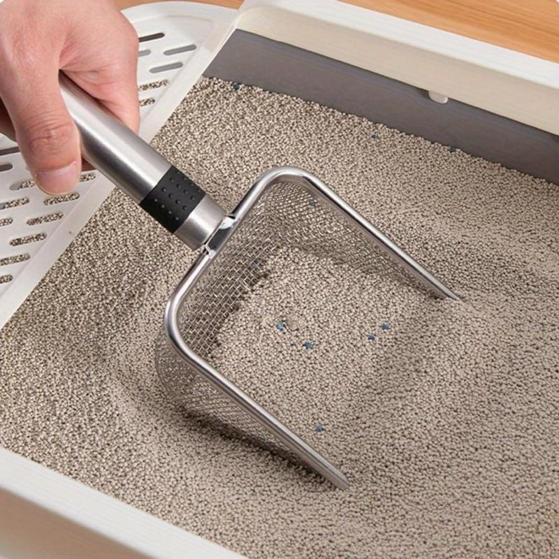 Gardening Soil Sifter with Handle, Portable for Soil Sand Compost, Multi-Use as Cat Litter Scoop, Ideal for Gardening and Cleaning