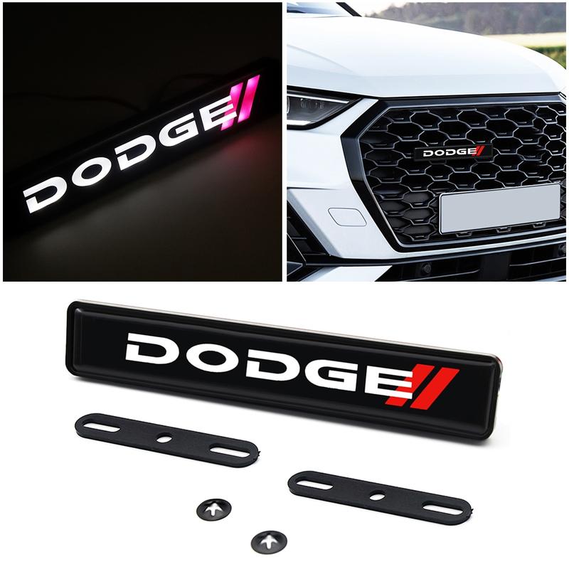Advanced LED Front Grille Emblem Light for Dodge Vehicles, Style Enhancement Accessory, High-End Car Badge Lighting, Decal For Cars