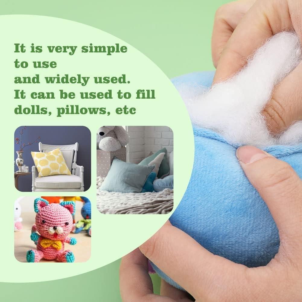 High-Quality Polyester Filling Fabric, Durable and Comfortable, Ideal for Sofa, Bedding, Stuffed Toys, Pet Beds, DIY Projects, Artificial Snow