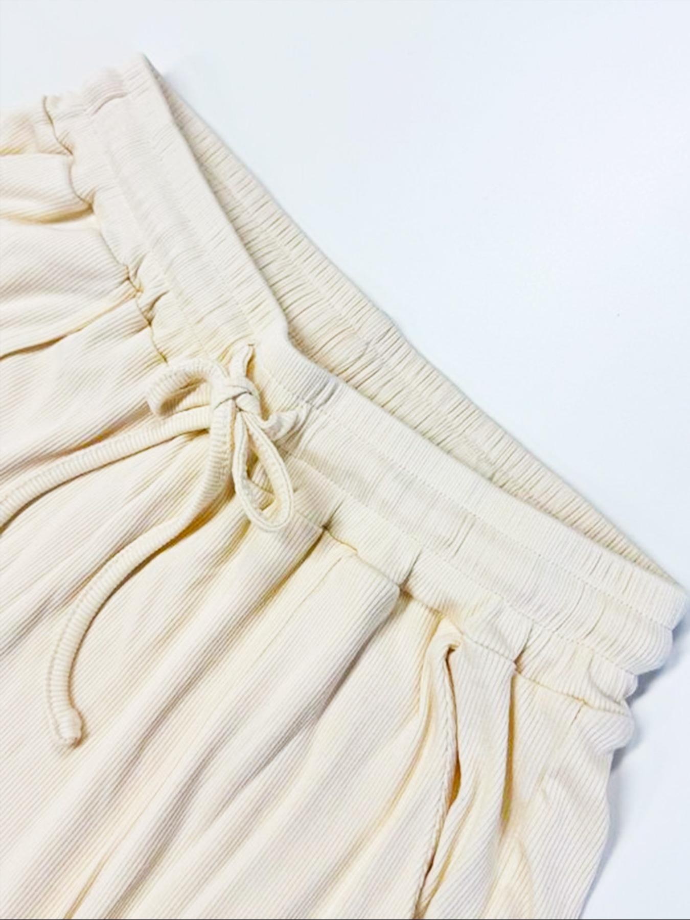 Women's Casual Long Sleeve Top & Wide Leg Pants Set, Autumn Winter Fashion, Comfortable Fit, Perfect for Daily Wear