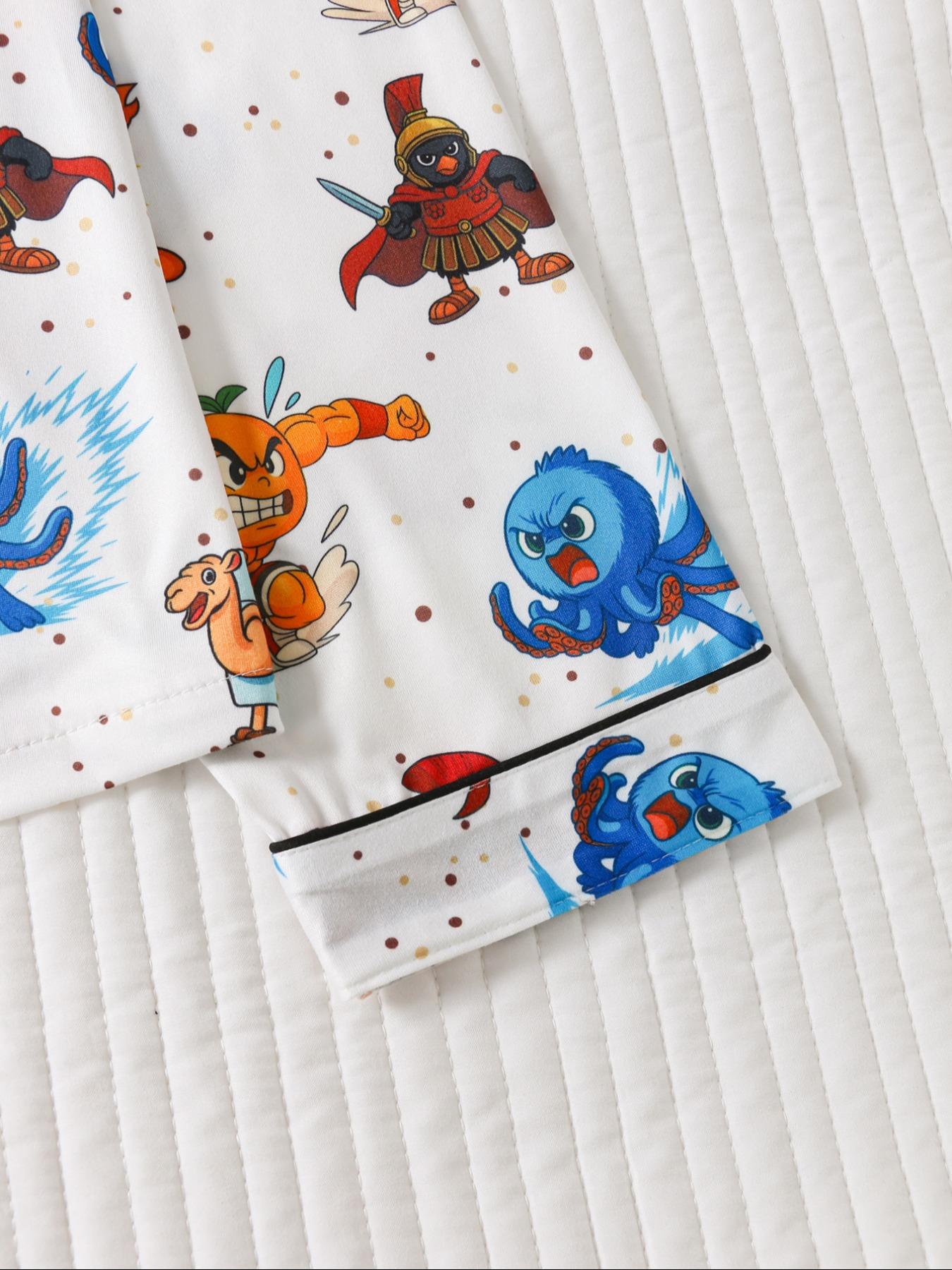 Women's Button Pajama, Casual Comfy Long Sleeve Top & Pants PJ Set, Ladies Sleepwear for All Seasons, Loungewear