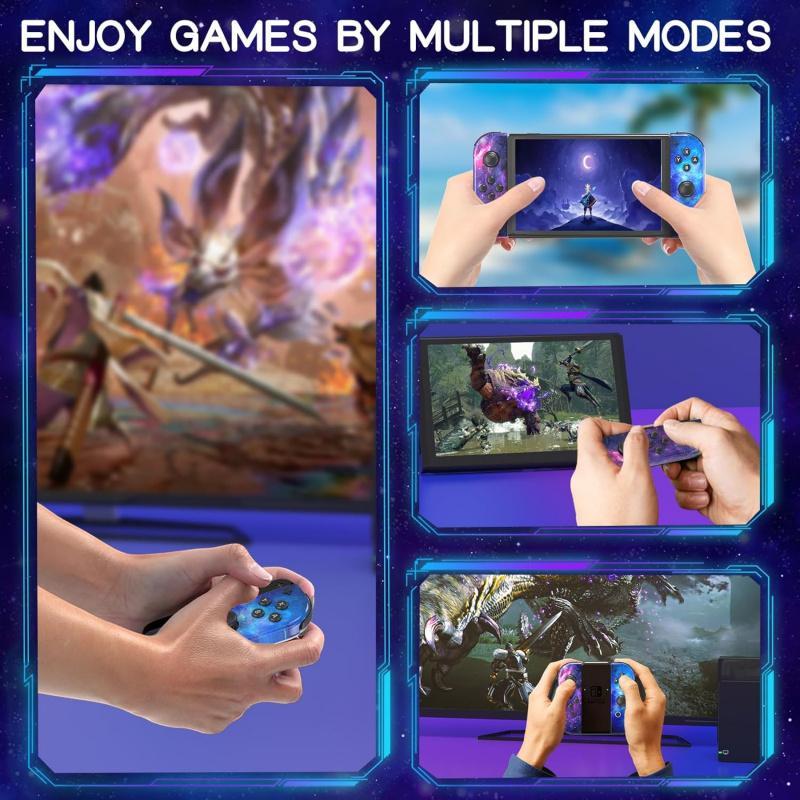 Switch Wireless Game Controller, Upgraded Switch/lite/oled Controller with Motion Control, Wake Function, Dual Vibration Feature