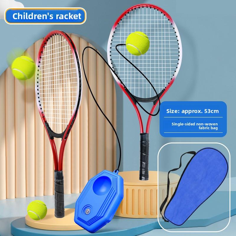 Children and adolescents beginner tennis racket Tennis trainer with wire rebound set Beginner tennis racket