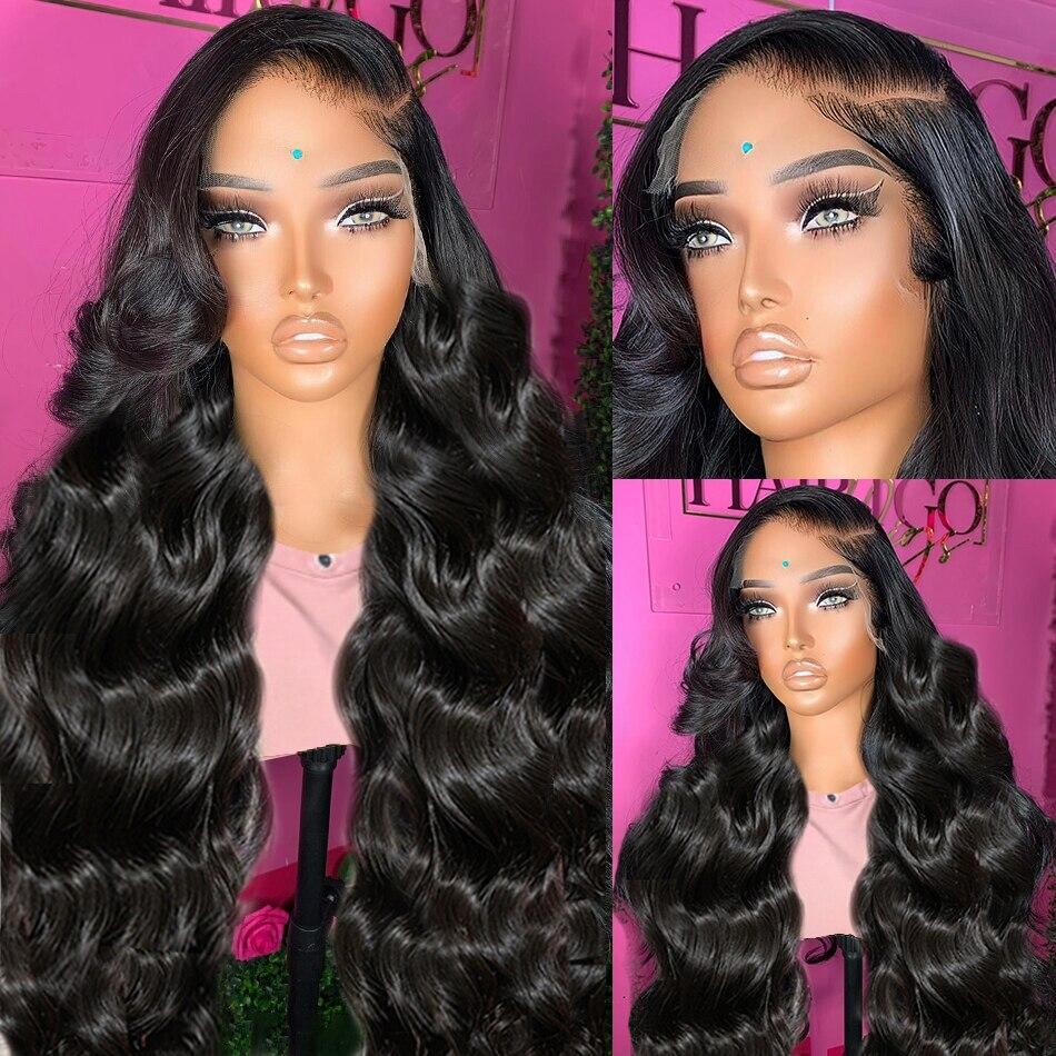 Bling Hair 13x4 Lace Front Wig Human Hair Body Wave Lace Frontal Wigs Human Hair For Women 180 Density