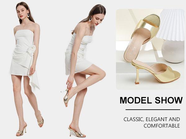 Mostrin Kitten Heels for Women Round Toe Heels With Bow Vintage Mules Sexy Slip on Stiletto Backless Sandals for Party Daily Shoe Footwear Mostrin Kitten Heels for Women Round Toe Heels With Bow Vintage Mules Sexy Slip on Stiletto Backless Sandals for Party Daily Shoe Footwear