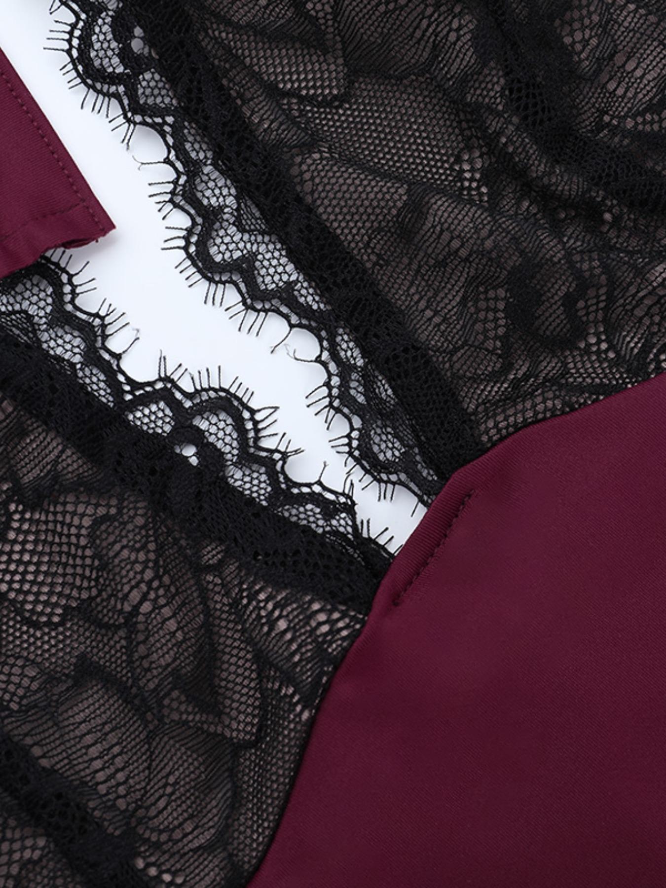 Lace Cup Backless Dress, Elegant Lace Design, Perfect for Special Occasions, Stylish Women's Clothing, Comfortable Fit