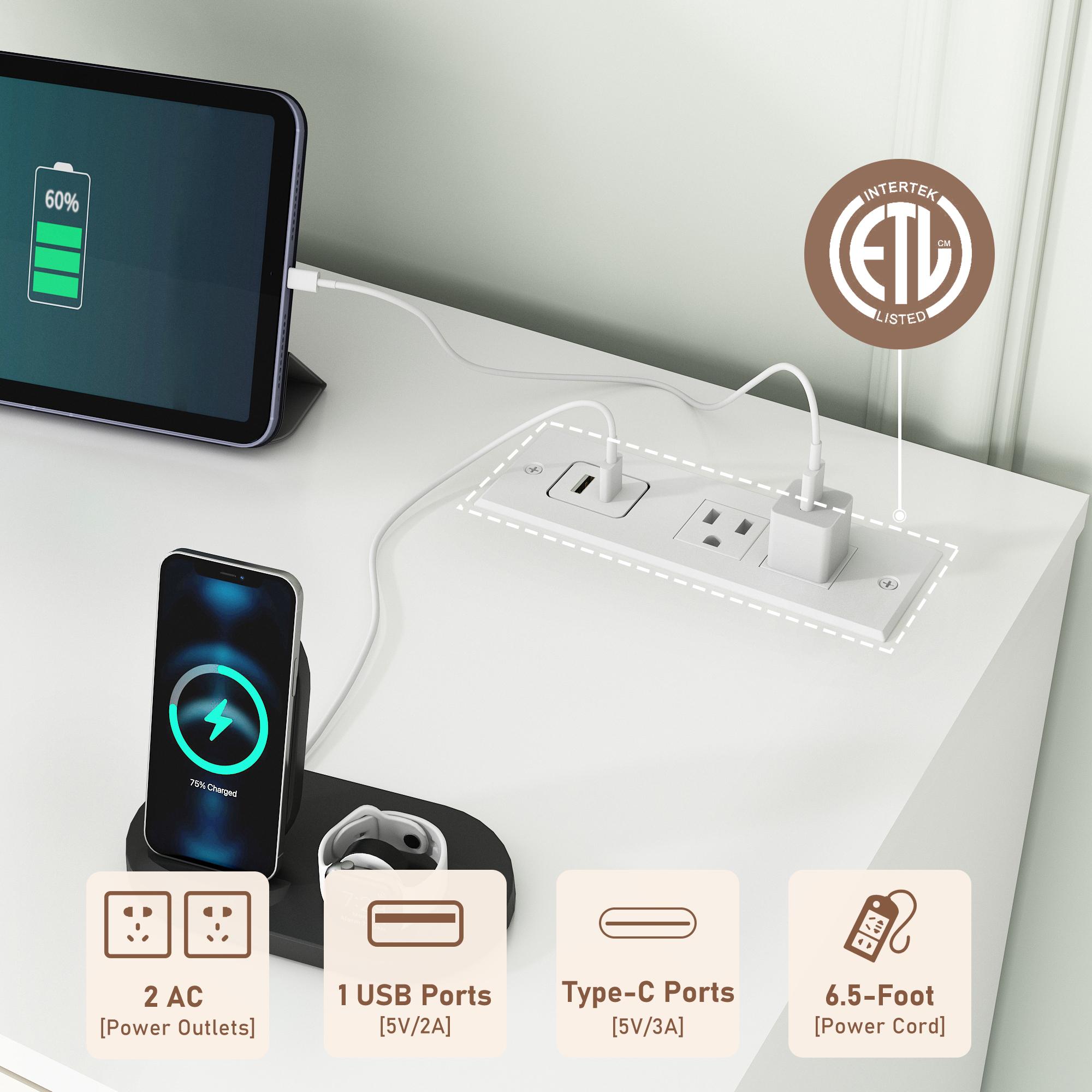 12 Drawers Dresser w/Power Outlet,60000-Colors Lights,63In Long Dresser Chest for Bedroom,Wooden Tall Large Capacity Clothing Storage Cabinet for Living Room,Entryway,Hallway (Black /White )