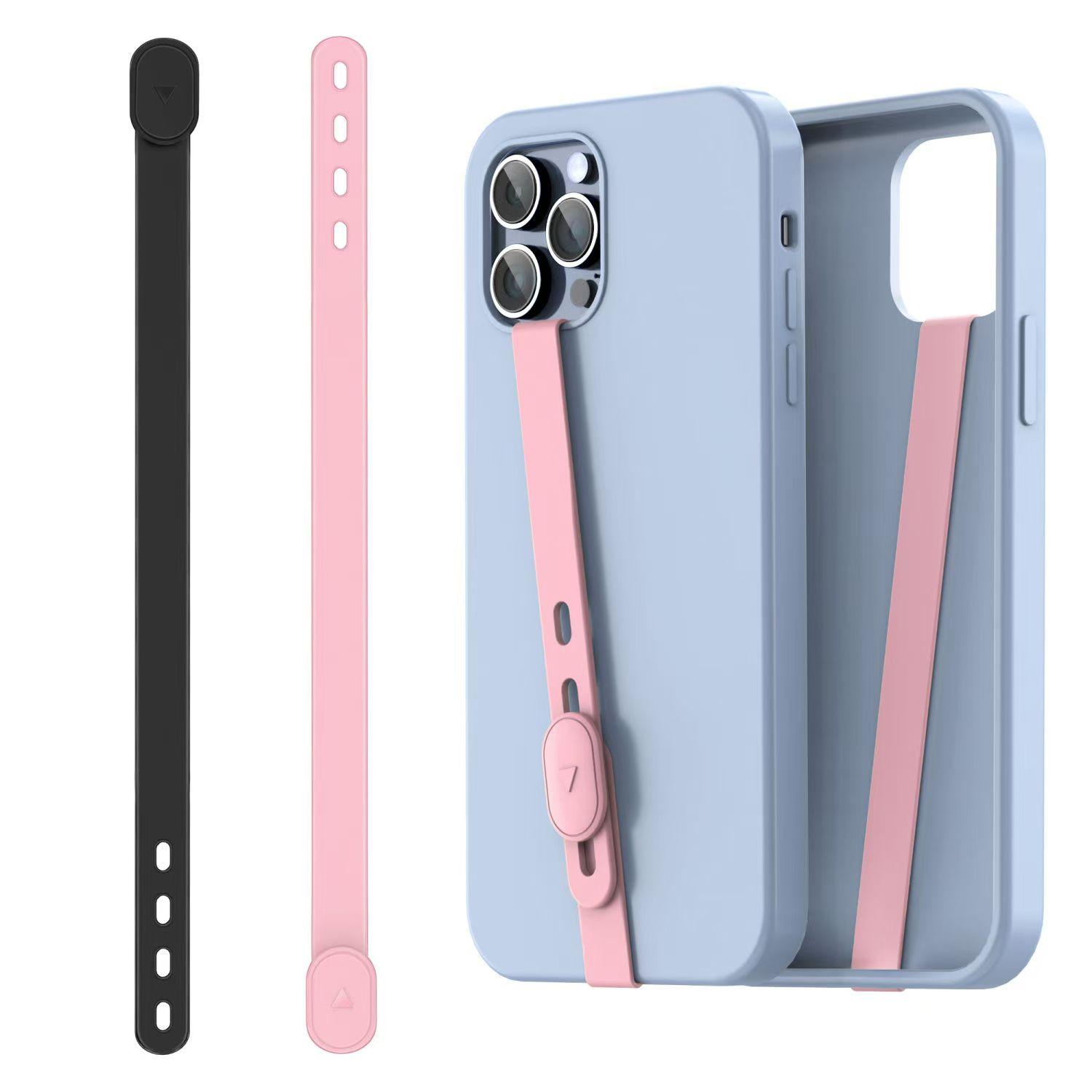 Silicone Phone Lanyard, Adjustable Size Silicone Wristband, Anti-lost Silicone Elastic Cord for Phone Case, Universal Phone Accessories