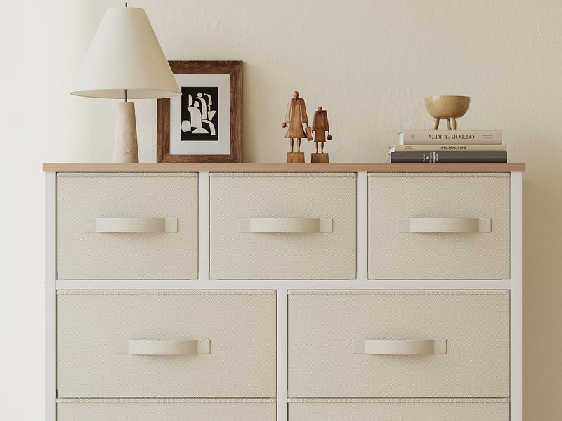 DWVO 9 Drawer Dresser, Fabric Dressers, Chests of Drawers, Organizer Unit Storage Tower for Bedroom, Hallway, Living Room, Closet Furniture, Storage Bin Cabinet DWVO 9 Drawer Dresser, Fabric Dressers, Chests of Drawers, Organizer Unit Storage Tower for Bedroom, Hallway, Living Room, Closet Furniture, Storage Bin Cabinet
